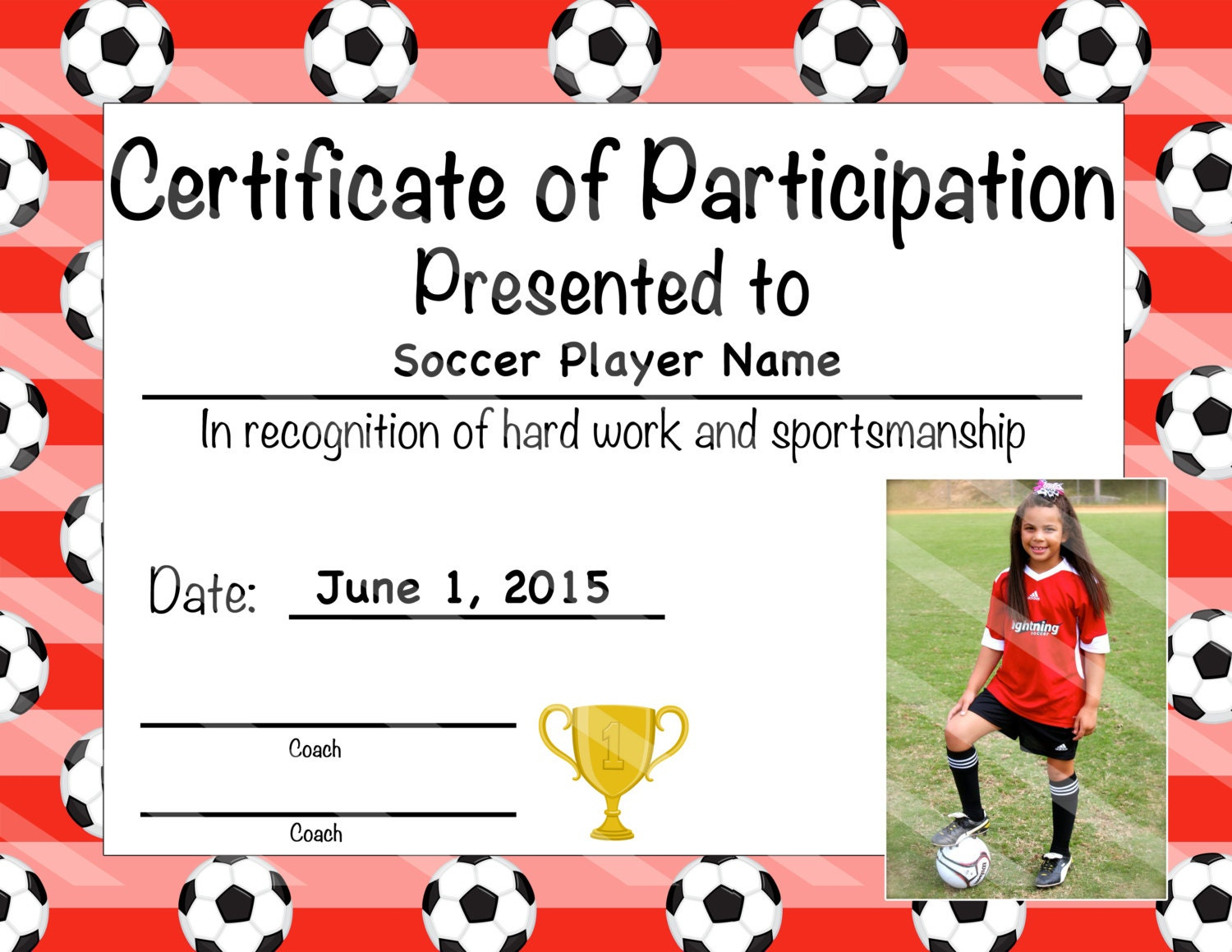 Soccer Award Certificate Templates Free - Professional Sample Template within Soccer Certificate Template