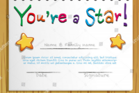 Star Of The Week Certificate Template Awesome Great Star Of The Week with regard to Awesome Star Award Certificate Template
