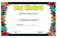Star Student Certificate Free Printable 2 | Student Certificates, Star within Free Student Certificate Templates