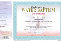 007 Certificate Of Baptism Template Ideas Unique Church In Christian for New Christian Certificate Template
