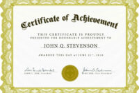 012 Template Ideas Recognition Certificate Beautiful Free Pertaining To with regard to Simple Sample Certificate Of Recognition Template