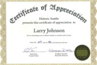 018 Certificate Of Appreciation Template Word Free In In Appreciation throughout Simple Sample Certificate Of Recognition Template
