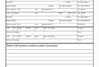 033 Traffic Accident Report Form Template Ideas Police Regarding Police with regard to Police Statement Form Template