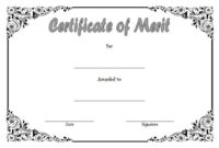 10+ Certificate Of Merit Templates Editable Free Download inside New Certificate Of School Promotion 7 Template Ideas