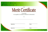 10+ Certificate Of Merit Templates Editable Free Download with regard to Merit Award Certificate Templates