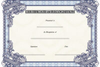 Fantastic Certificate Of Appreciation Template Word