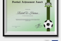 10+ Football Certificate Templates – Free Word, Pdf Documents Download with Football Certificate Template
