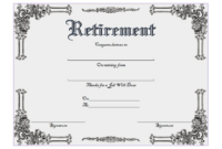 10+ Free Retirement Certificate Templates For Word pertaining to Retirement Certificate Template
