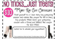 $10 Gift Certificate | Mary Kay Gifts, Mary Kay Gift Certificate with Mary Kay Gift Certificate Template