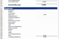 10 Multi Step Income Statement Excel Template – Excel Templates – Excel throughout Multi Step Income Statement Template