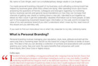 10+ Personal Branding Templates In Pdf | Ai | Indesign | Word | Pages regarding Personal Brand Statement Template