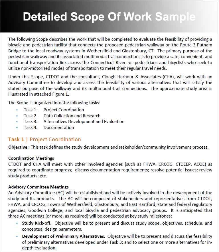 10+ Scope Of Work Templates Free Word, Pdf, Excel, Doc Formats within Scope Of Work Contract Template