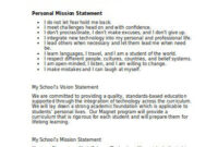 11+ Personal Mission Statement Templates In Pdf | Doc | Free &amp;amp; Premium regarding Vision And Mission Statement Template
