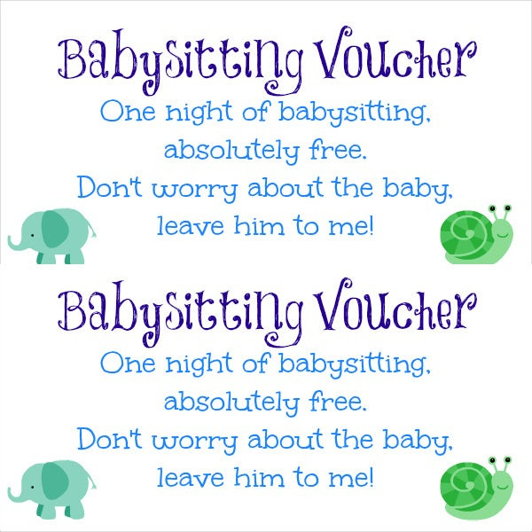 Fresh Babysitting Certificate Template 8 Ideas