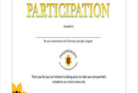 12+ Certificate Of Participation Templates – Word, Psd, Ai, Eps Vector throughout Awesome Templates For Certificates Of Participation