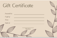 12+ Free Gift Certificate Templates &amp;amp; Examples - Word Excel Formats pertaining to Fresh Donation Certificate Template