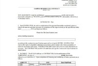 12+ Remodeling Contract Examples In Ms Word | Pages | Google Docs | Pdf pertaining to Kitchen Renovation Contract Template