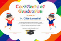 12 Unique Preschool Graduation Certificate Template Free Regarding with School Certificate Templates Free