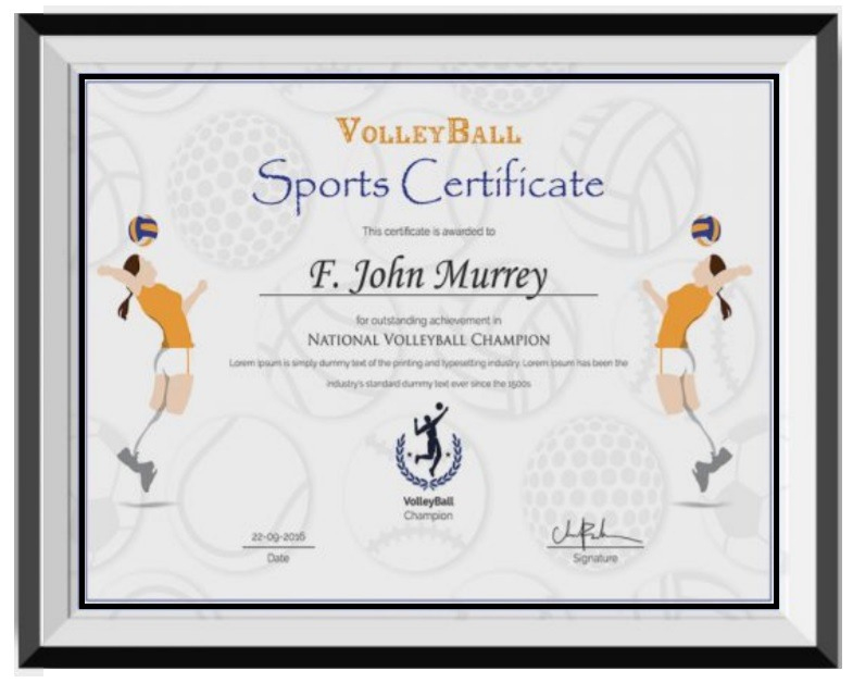 13+ Sports Certificate Templates | Free Word, Excel &amp; Pdf Formats throughout Awesome Athletic Certificate Template