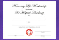 14+ Honorary Life Certificate Templates – Pdf, Docx | Free In Long inside Simple Public Speaker Contract Template