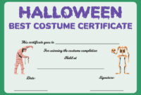 15 Best Free Printable Halloween Award Certificates – Printablee throughout New Halloween Costume Certificate Template