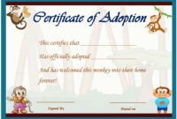 15+ Free Printable Real &amp;amp; Fake Adoption Certificate Templates with regard to Simple Child Adoption Certificate Template