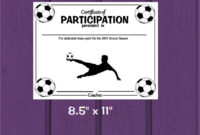 15 Soccer Certificate Templates To Download | Sample Templates for New Youth Football Certificate Templates