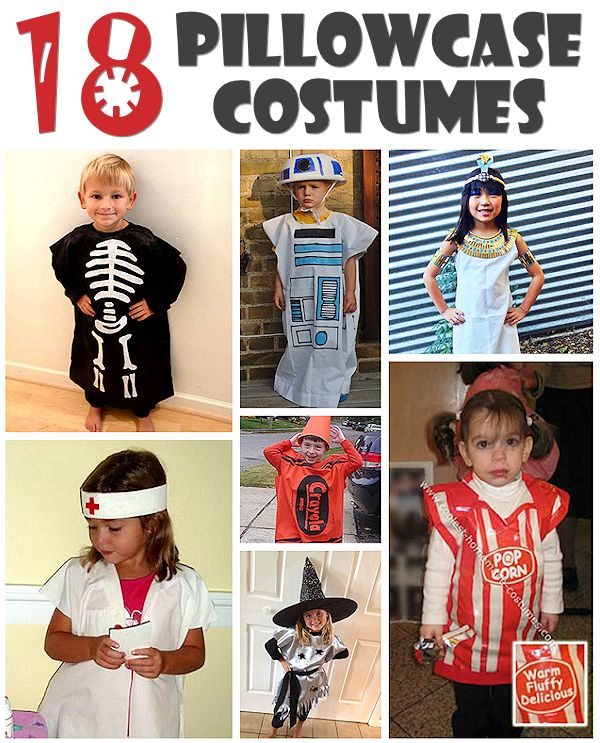 18 Costumes To Make From A Pillowcase - About Family Crafts throughout Halloween Costume Certificates 7 Ideas Free