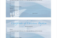 18+ Sample Baptism Certificate Templates – Free Sample, Example, Format with regard to Fresh Christian Baptism Certificate Template