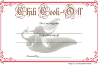 1St Place Chili Cook Off Certificate Free Printable 2 | Certificate with regard to Chili Cook Off Certificate Templates