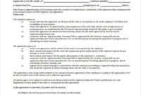 2 [Pdf] Apprentice Agreement Template 2017 Free Printable Docx Download within Fascinating Tattoo Apprentice Contract Template