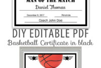 21 Best Diy Editable Certificates Images On Pinterest | Award Template within Basketball Gift Certificate Template