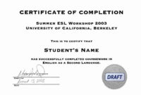 21+ Free 42+ Free Certificate Of Completion Templates - Word Excel Formats in Class Completion Certificate Template