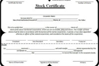 21+ Stock Certificate Templates - Word, Psd, Ai, Publisher | Free with Stock Certificate Template Word