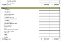 26 Startup Financial Model Template Excel Startup Financial Statement in Basic Income Statement Template