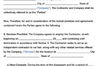 27 Free Independent Contractor Agreement Templates pertaining to New Beauty Salon Contract Of Employment Template