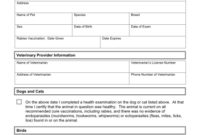 27 Veterinary Forms Templates Free Page 2 – Free To Edit, Download inside Fascinating Dog Vaccination Certificate Template