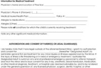 28 Medical Consent Form Template Free In 2020 | Medical Consent Form for Patient Statement For Free Clinic Template