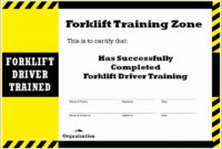 29 Forklift Certification Wallet Card Template Free with Forklift Certification Template
