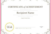 3 Sales Achievement Certificate Free Template 08516 | Fabtemplatez throughout Sales Certificate Template