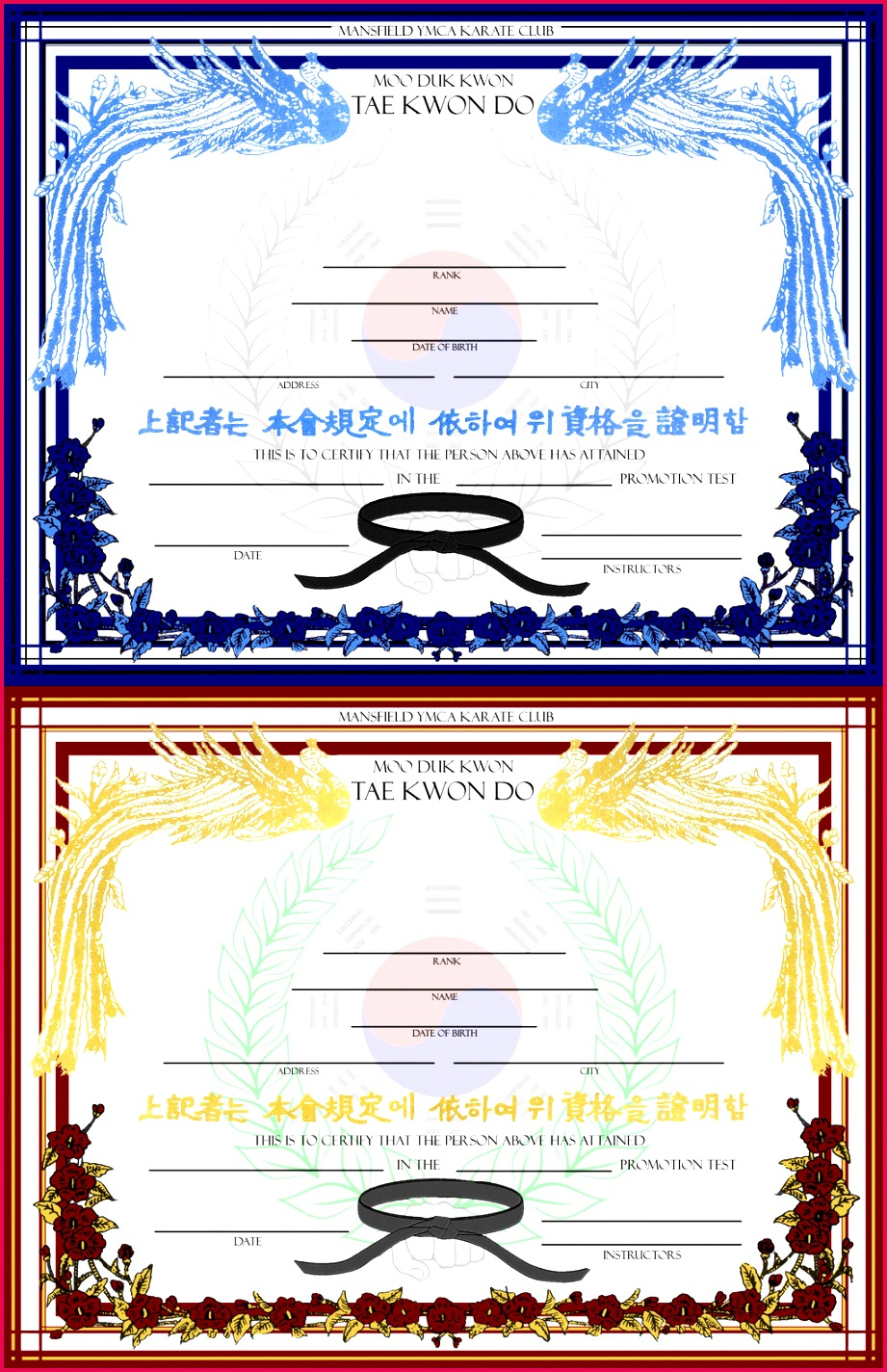 3 Shotokan Karate Certificate Templates 65899 | Fabtemplatez pertaining to Karate Certificate Template