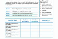 30 Behavior Contract Template For Adults In 2020 | Behavior Contract regarding New Student Parent Contract Template
