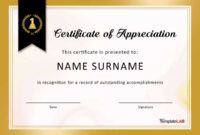 30 Free Certificate Of Appreciation Templates And Letters For Safety pertaining to Safety Recognition Certificate Template