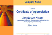 30 Free Certificate Of Appreciation Templates And Letters inside Certificate Of Appreciation Template Doc