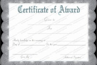 30 Free Printable Dance Certificates In 2020 | Free Gift Certificate within Dance Award Certificate Template