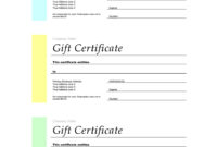 31+ Free Gift Certificate Templates ᐅ Templatelab inside Present Certificate Templates
