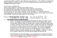 360 Deal Contract Templates (See A Sample) regarding Music Distribution Contract Template