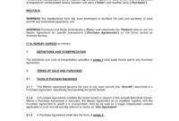 37 Simple Purchase Agreement Templates [Real Estate, Business] throughout Owner Carry Contract Template