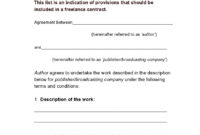 38 Free Freelance Contract Templates (Ms Word) ᐅ Templatelab intended for Freelance Writing Contract Template