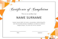 40 Fantastic Certificate Of Completion Templates [Word In Certificate intended for Certificate Of Participation Template Ppt